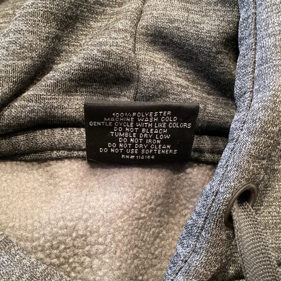 University of Miami Hooded Charcoal Sweatshirt in Adult Size Small. Preloved. - Picture 4 of 5